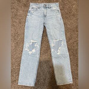 American Eagle High-Rise Ankle Straight Jeans size 2